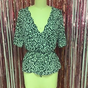 Cheetah print top